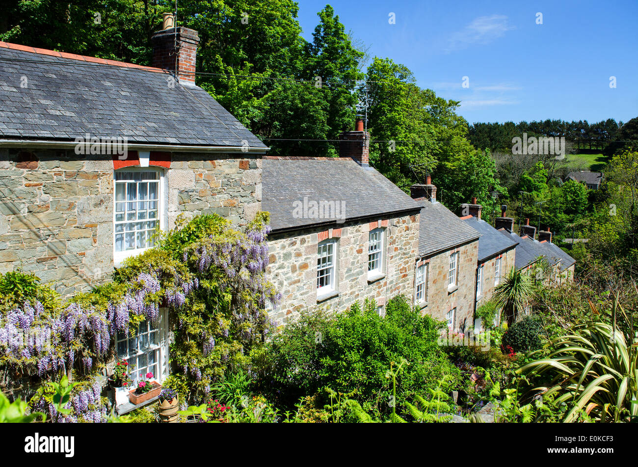 Stippy Stappy A Row Of Former Tin Miners Cottages In St Agnes
