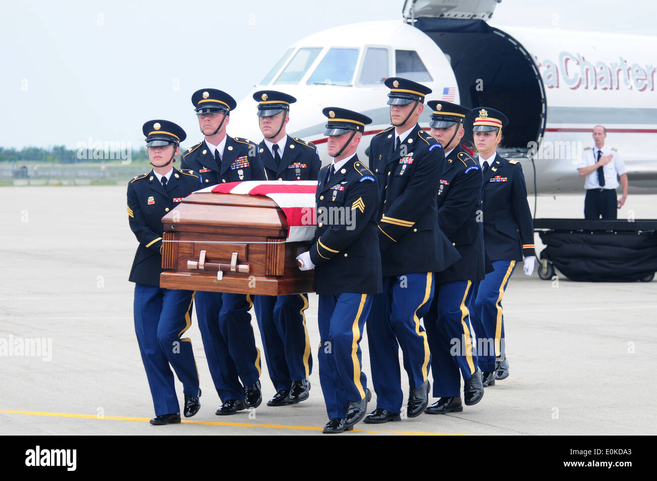 The North Dakota National Guard Military Funeral Honors team Stock Photo 69269035 Alamy