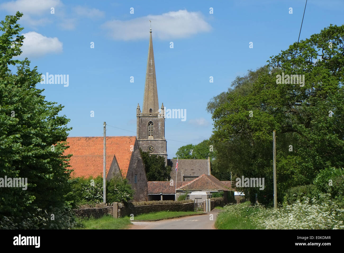 St Michael's Church in Winterbourne, South Gloucestershire, 15 May 2014 Stock Photo