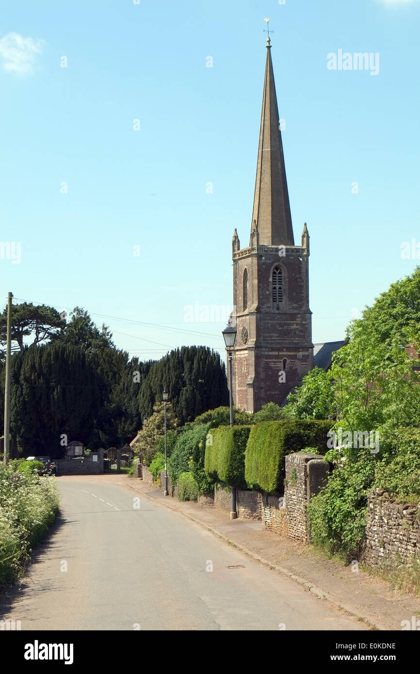 St Michael's Church in Winterbourne, South Gloucestershire, 15 May 2014 Stock Photo