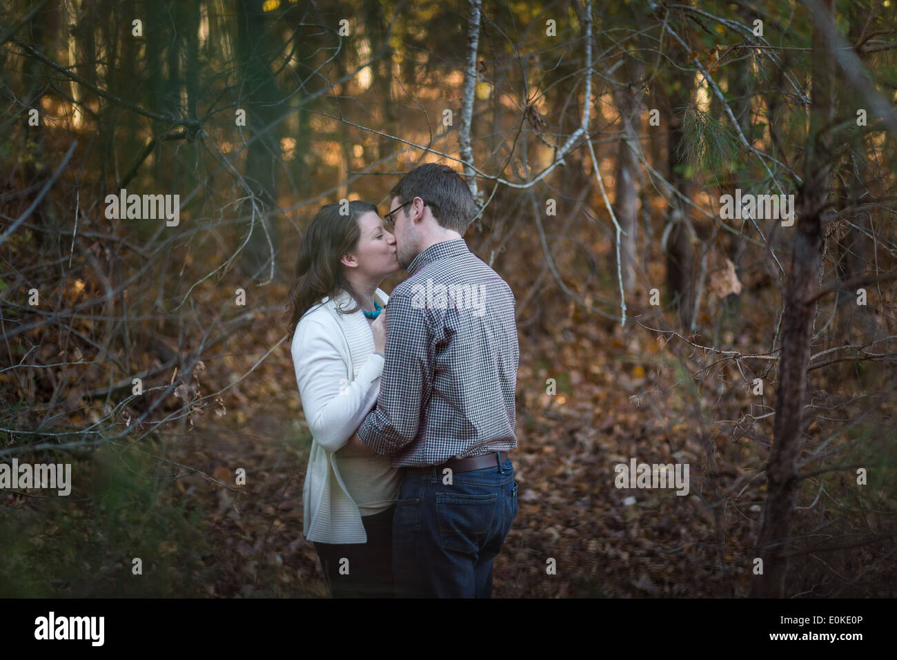 Beautiful Couple on a Farm Stock Photo - Alamy