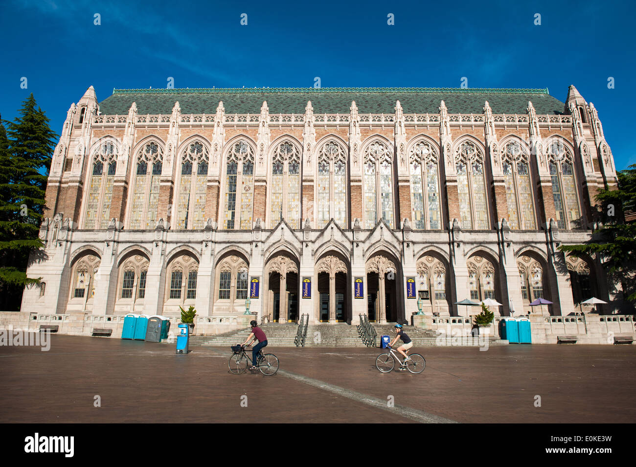 The Suzzallo Library at the University of Washington in Seattle. Stock Photo