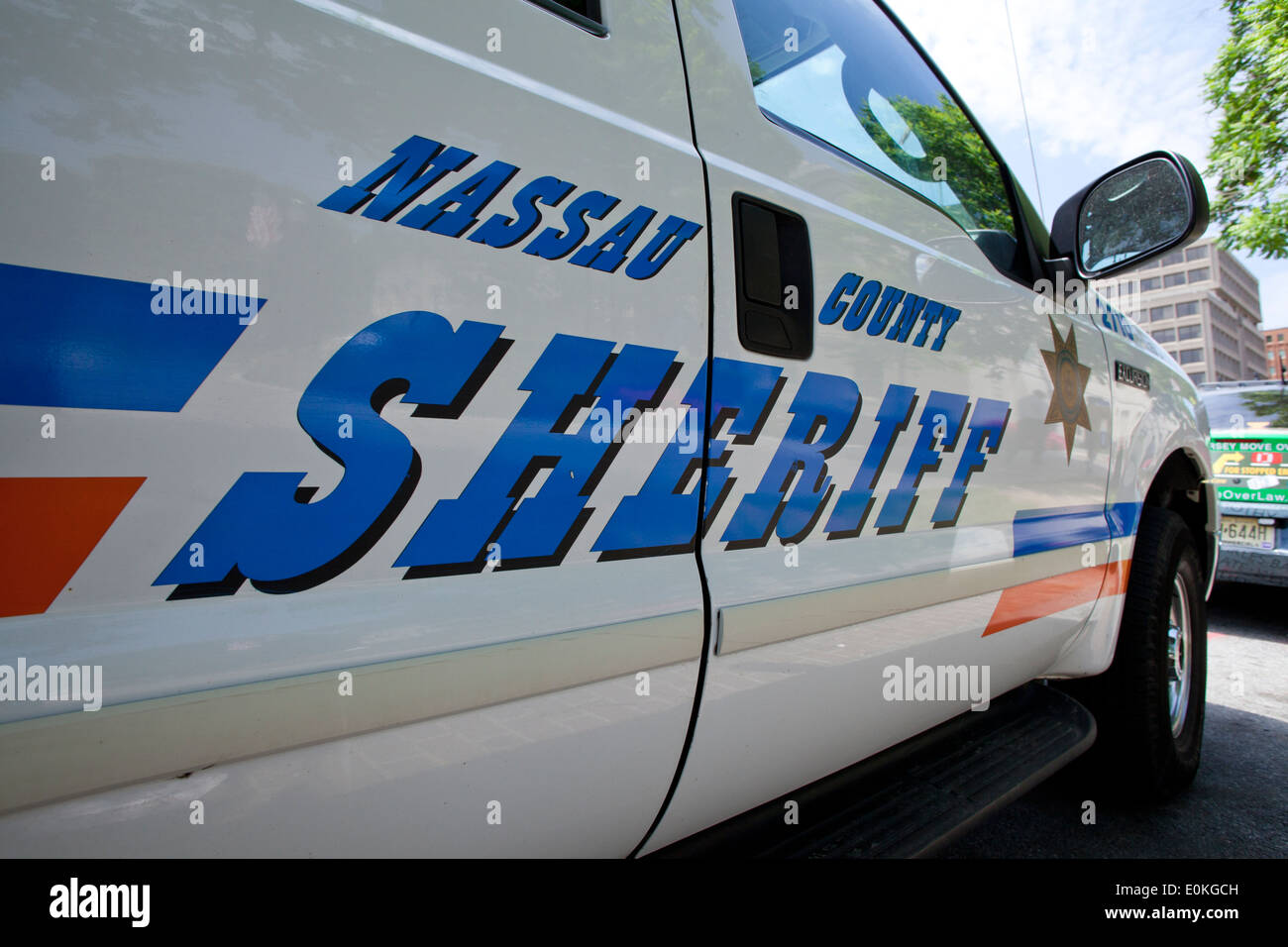 Nassau County, NY Sheriff car Stock Photo Alamy