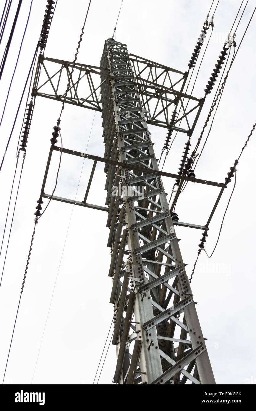 Electric Power Transmission Line Stock Photo Alamy