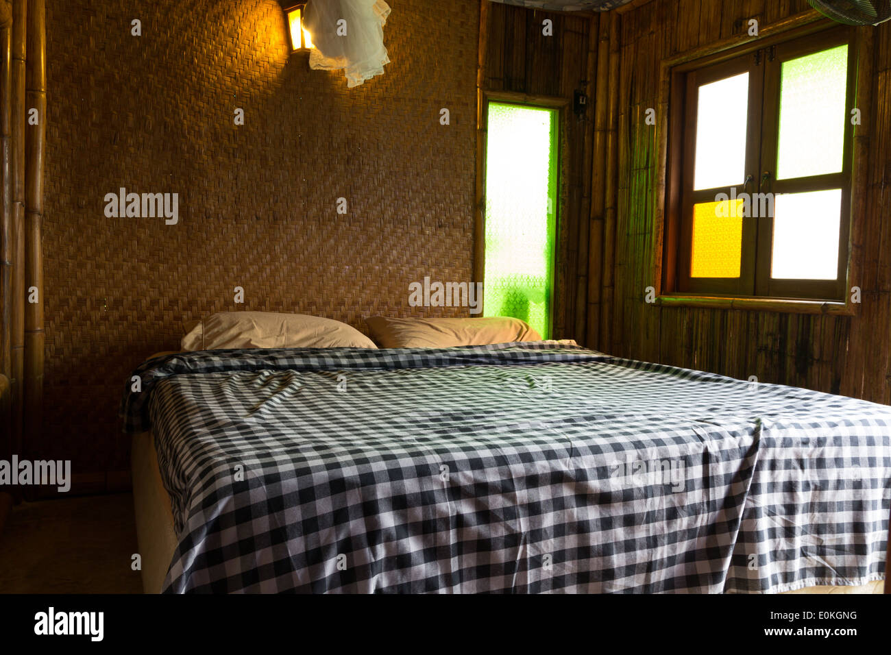Bedroom in Cottage Stock Photo