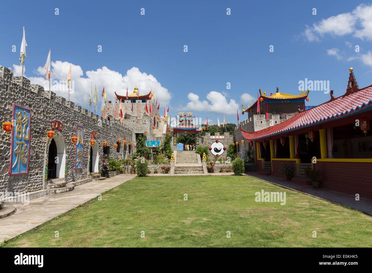 Traditional Thai-China Yunnan Village, Thailand Stock Photo - Alamy
