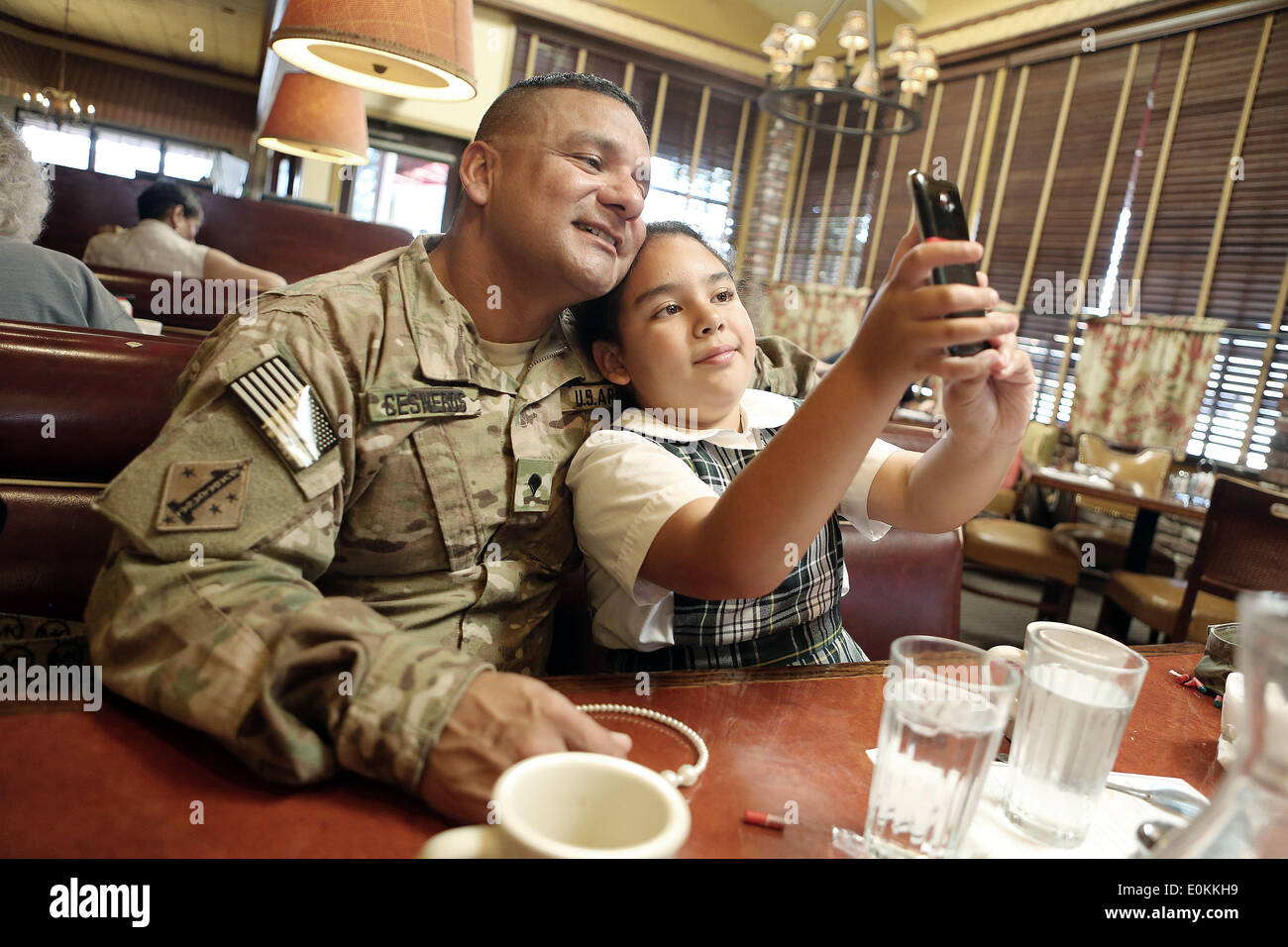 Los Alamitos, CA, USA. 14th May, 2014. Sgt. Julian Cesneros takes a