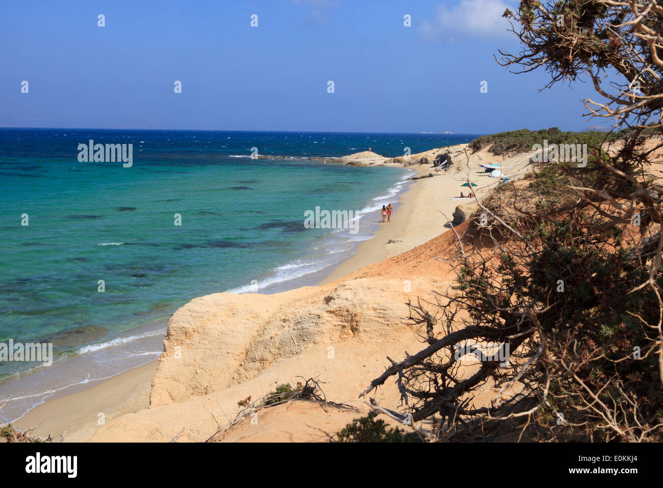 Alyko beach, Naxos, Cyclades Islands, Greece Stock Photo - Alamy