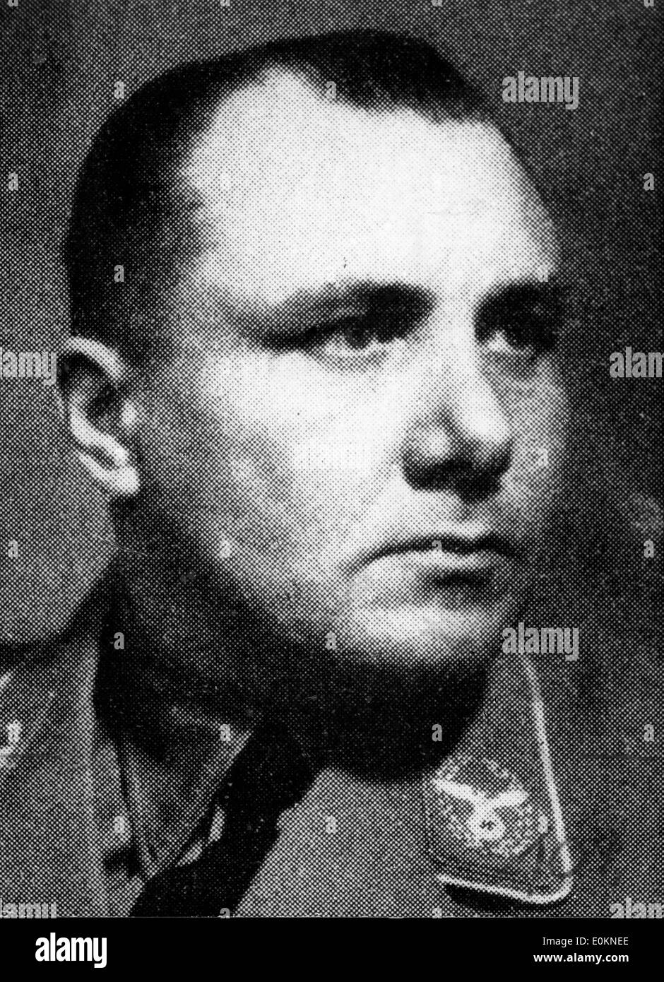 Jan. 01, 1930 - Germany - File Photo: circa 1930s, exact location unknown. A portrait of Nazi leader MARTIN BORMANN. Bormann is Stock Photo