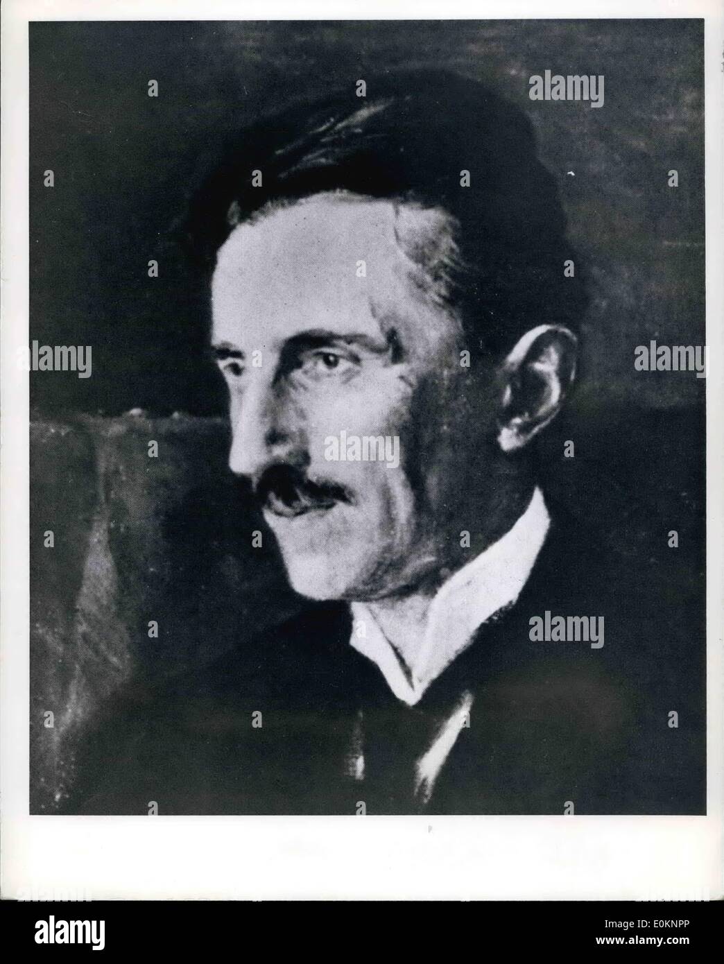 Jul. 07, 1931 - Nikola Tesla all the world's his power house. Stock Photo