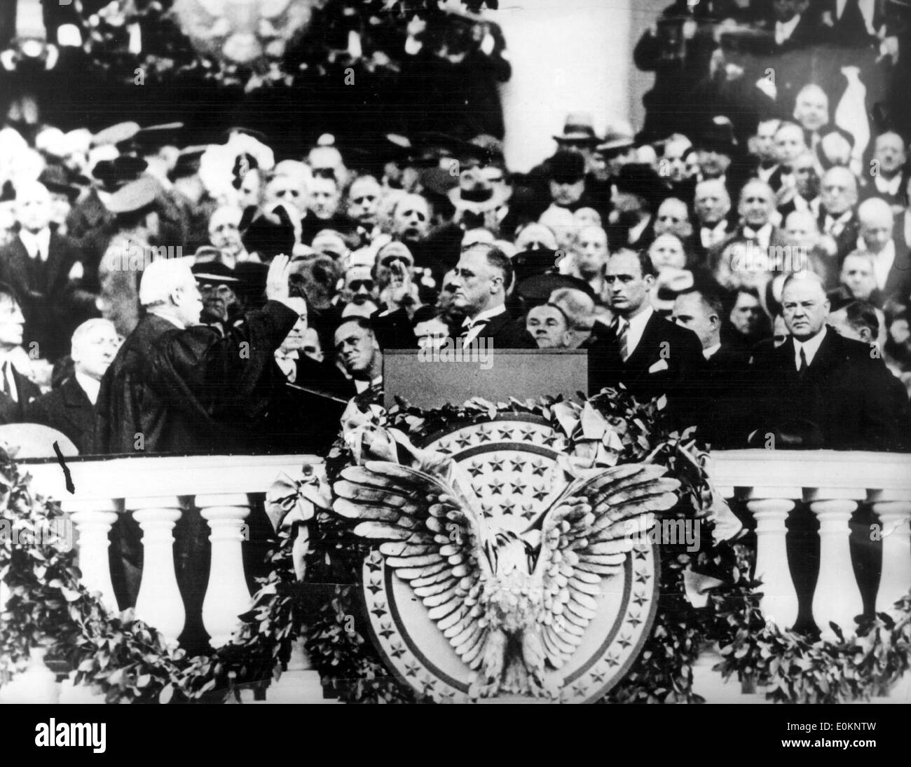 President Franklin Delano Roosevelt's inauguration in Washington D.C. Stock Photo
