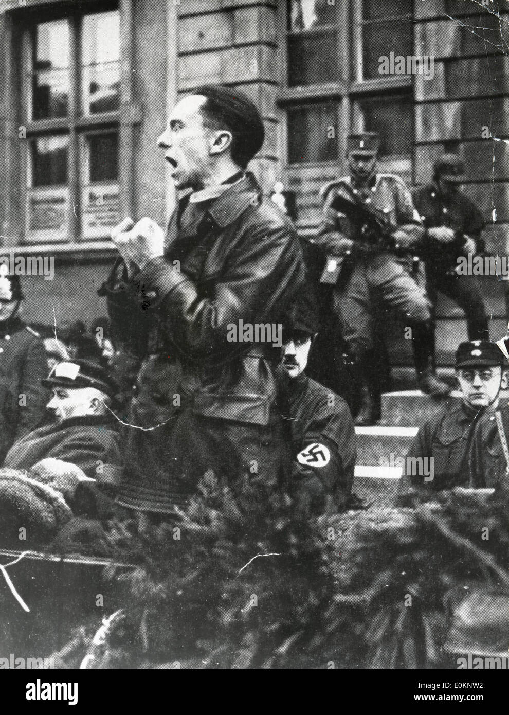 Joseph Goebbels master propagandist of the Nazi regime Stock Photo