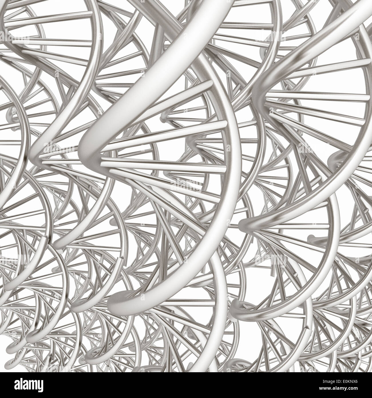DNA structure model background Stock Photo - Alamy