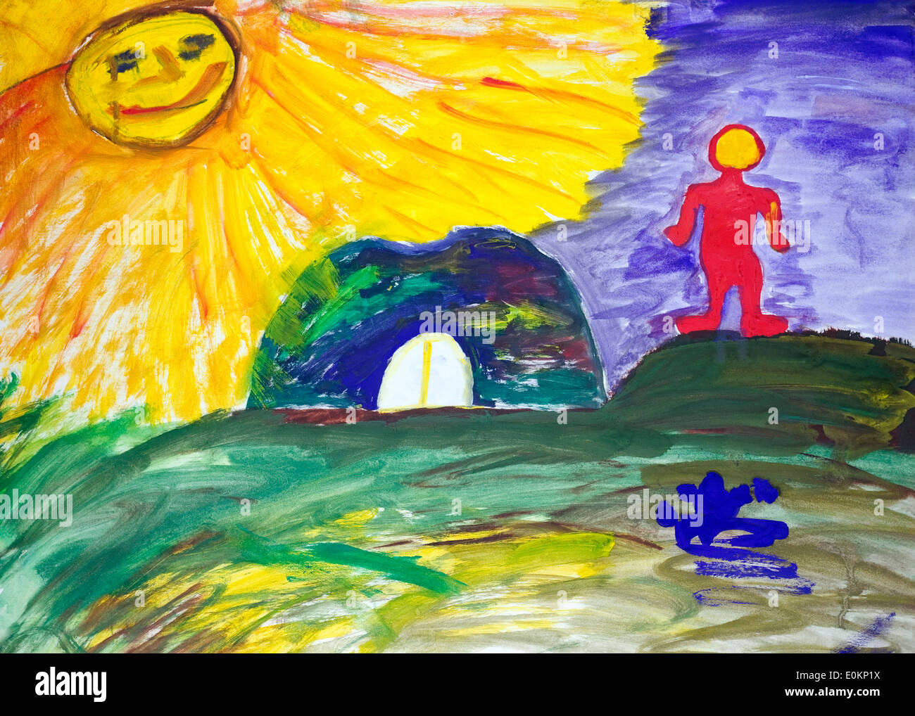 Solar system watercolor hi-res stock photography and images - Alamy