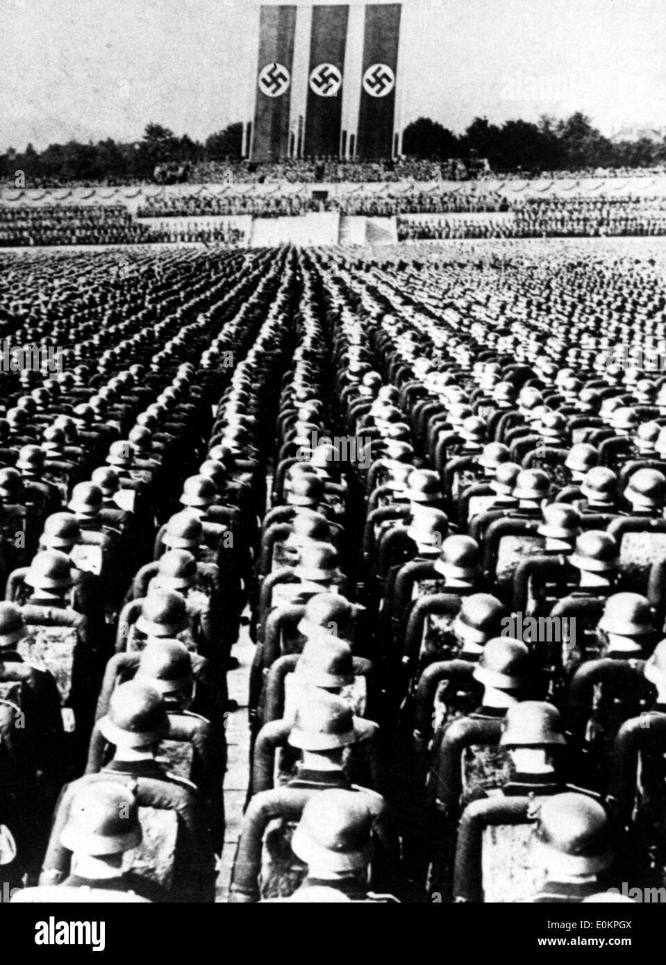 Nazi leader Adolf Hitler's Army in 1945 Stock Photo