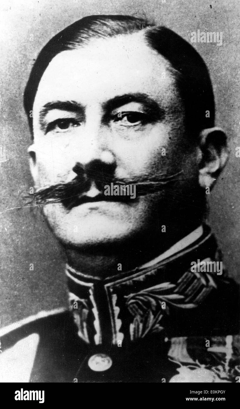 Portrait General Berenguer Stock Photo