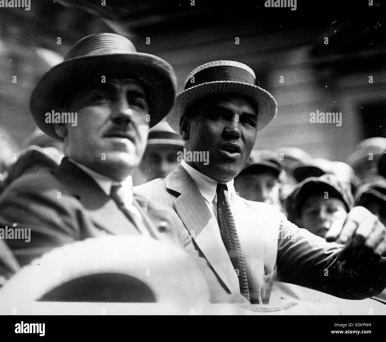 Boxer Jack 'Manassa Mauler' Dempsey in New York Stock Photo