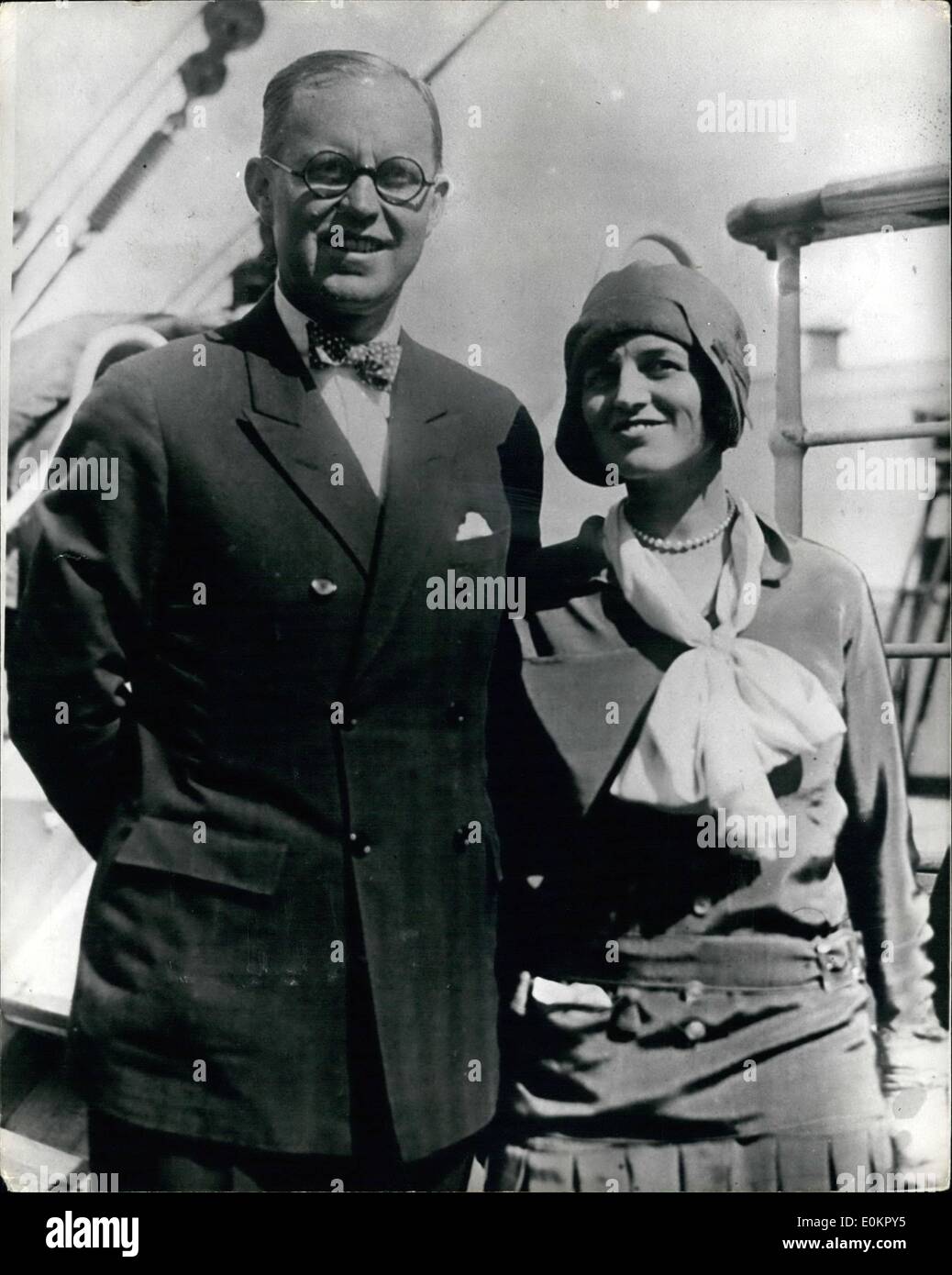 Dec. 12, 1937 - Joseph R. Kennedy & Wife Stock Photo - Alamy