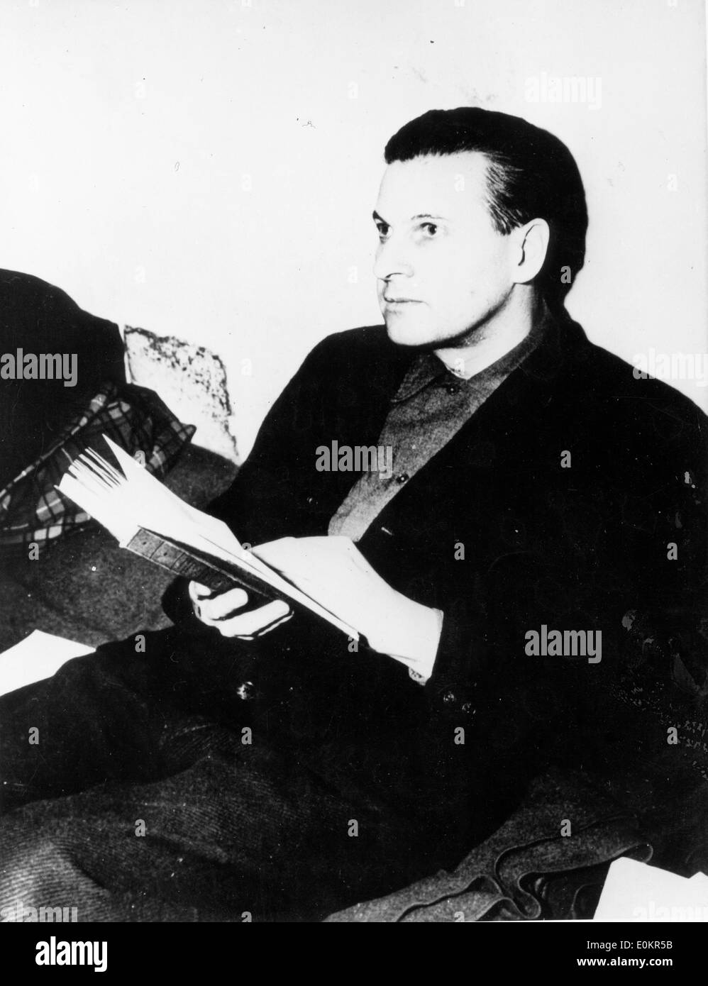 Nazi leader Baldur Von Schirach at the Nuremberg prison Stock Photo