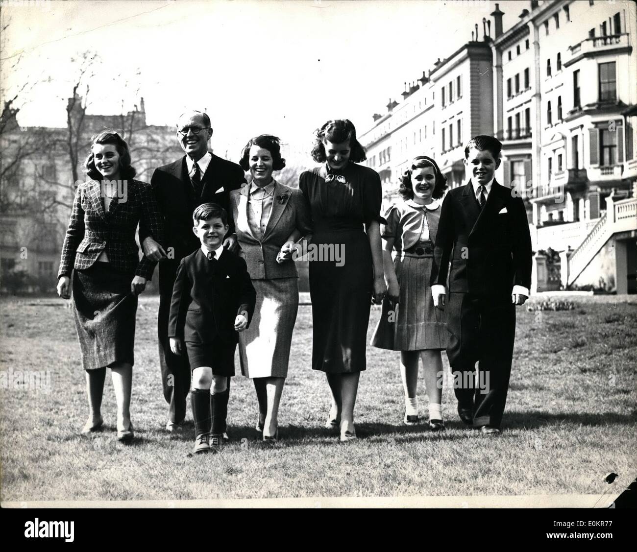 Jun. 06, 1938 - Joseph Kennedy and wife and five of the Children. L to ...
