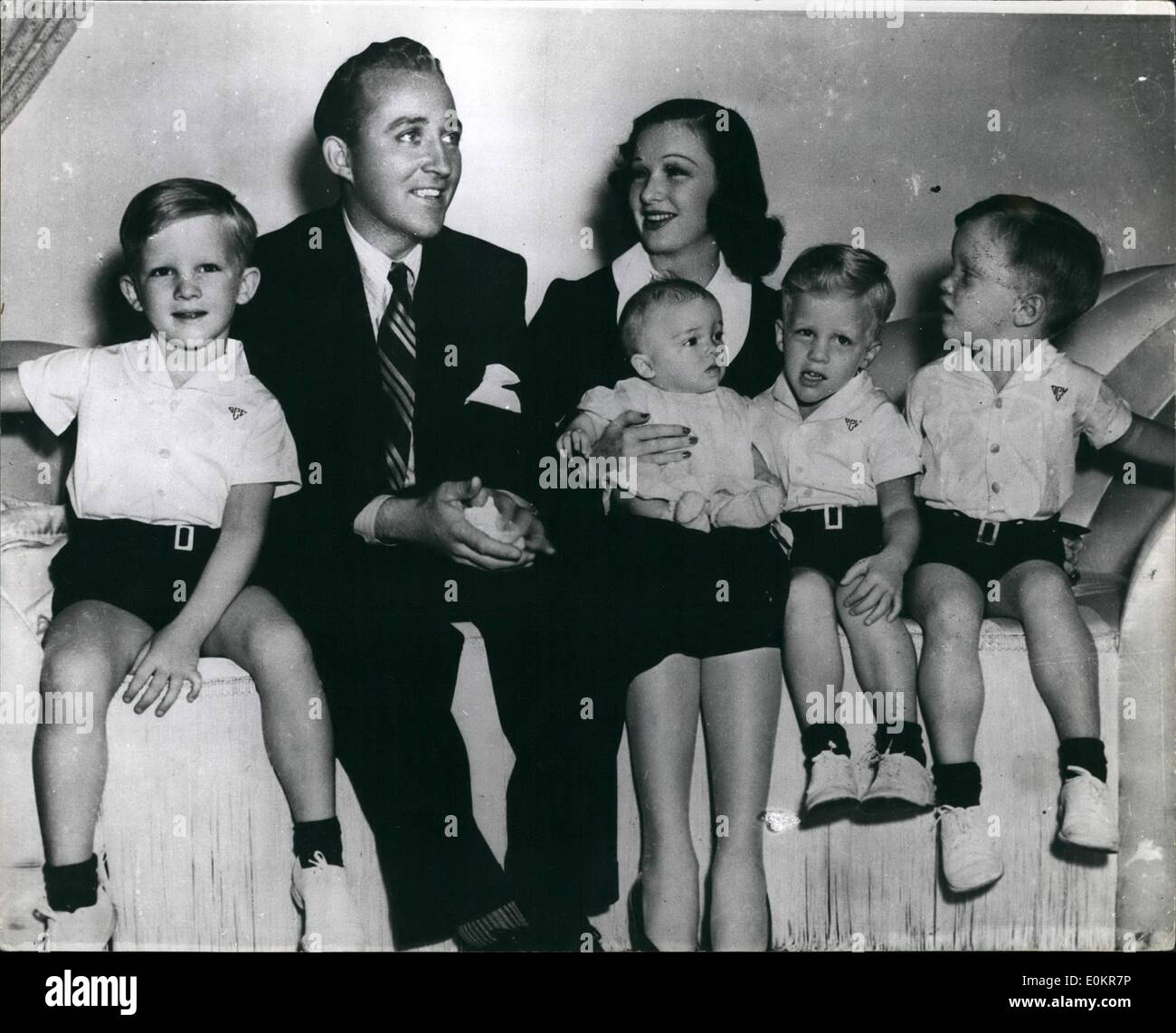 Jul. 07, 1938 - Bing Crosby & Family Stock Photo - Alamy