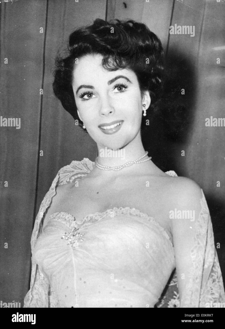 Actress Elizabeth Taylor at an event Stock Photo