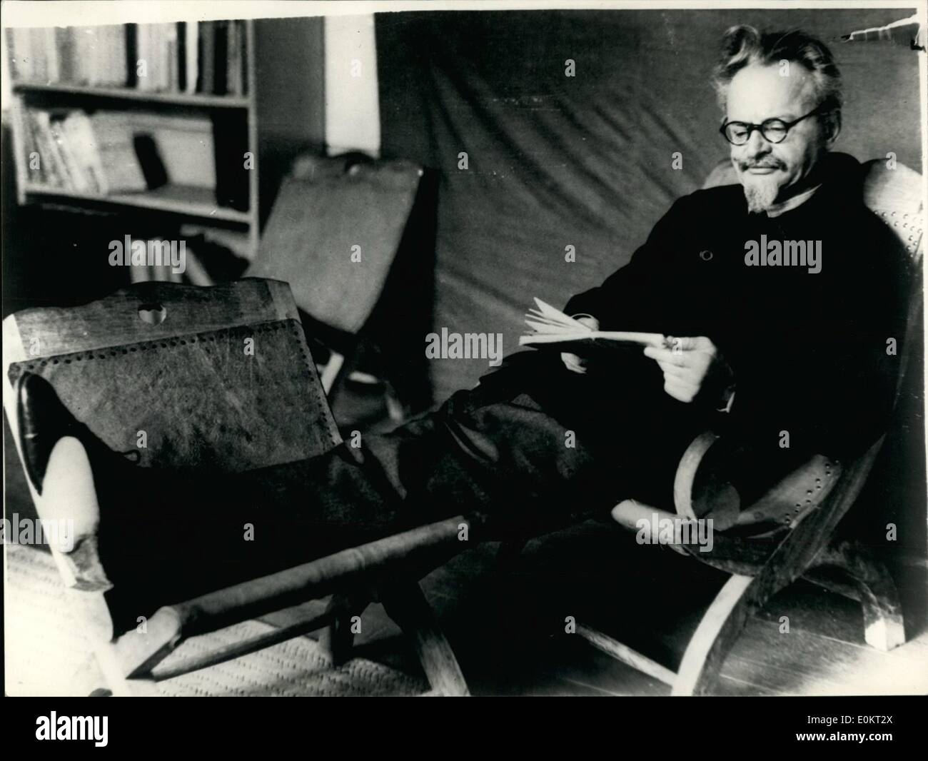 Mar. 03, 1948 - Leon Trotsky in Mexico Stock Photo