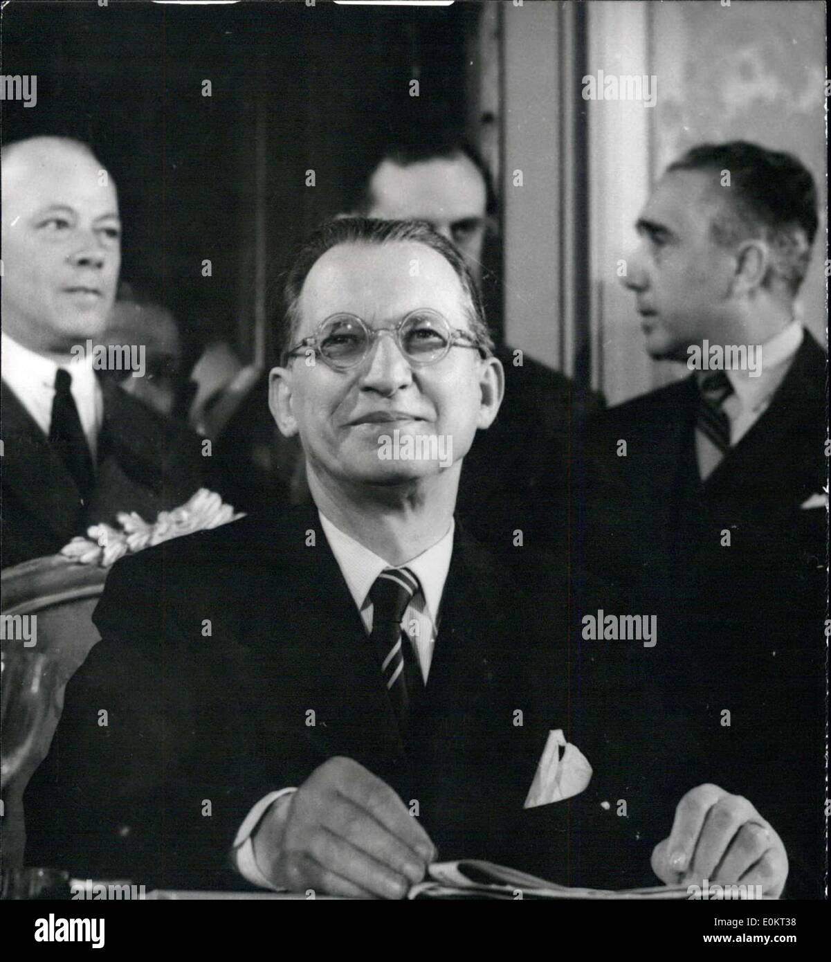 Apr. 22, 1948 - Italy Prime Minister Alcide de Gasperi Stock Photo - Alamy