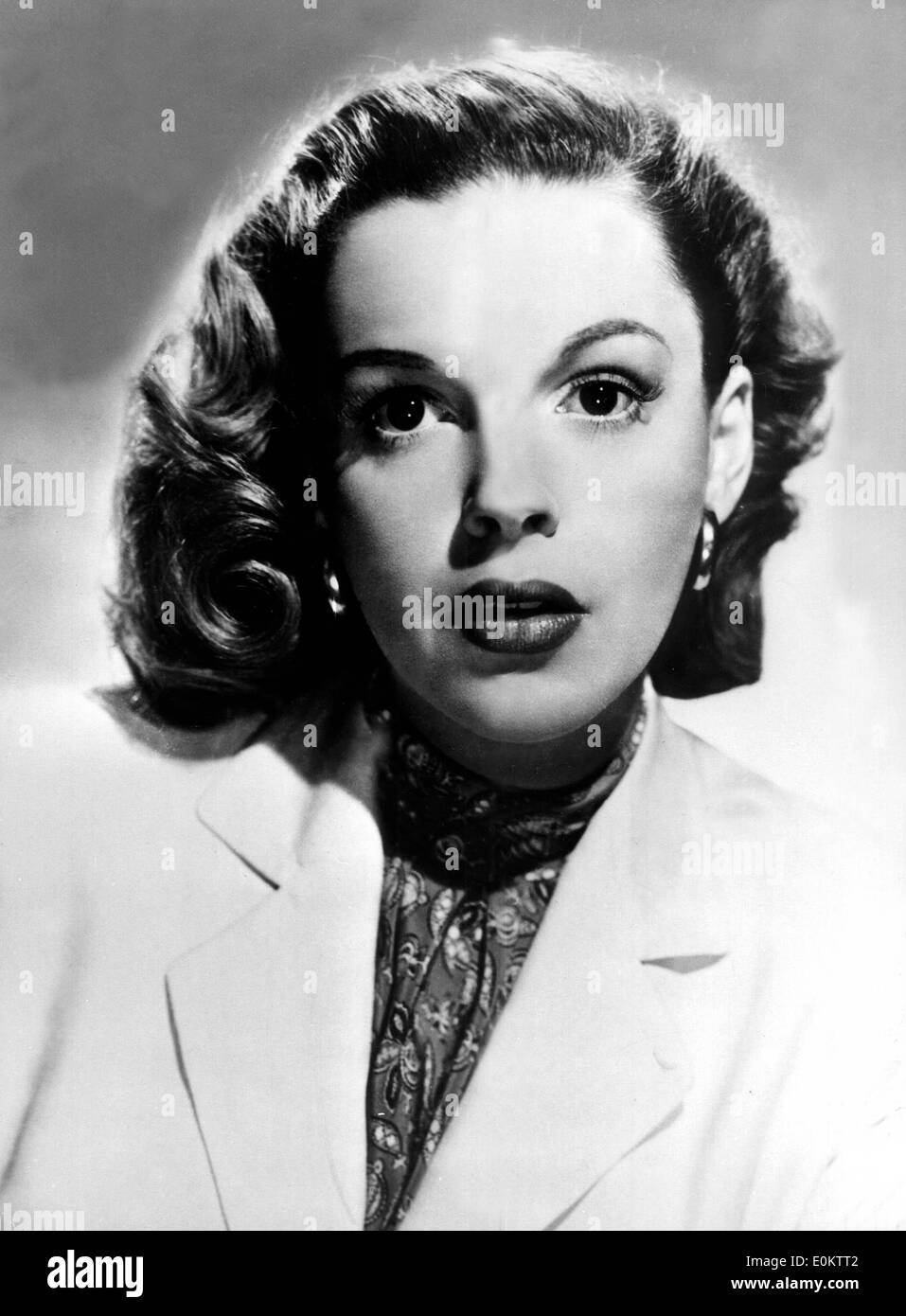 Portrait of actress and singer Judy Garland Stock Photo