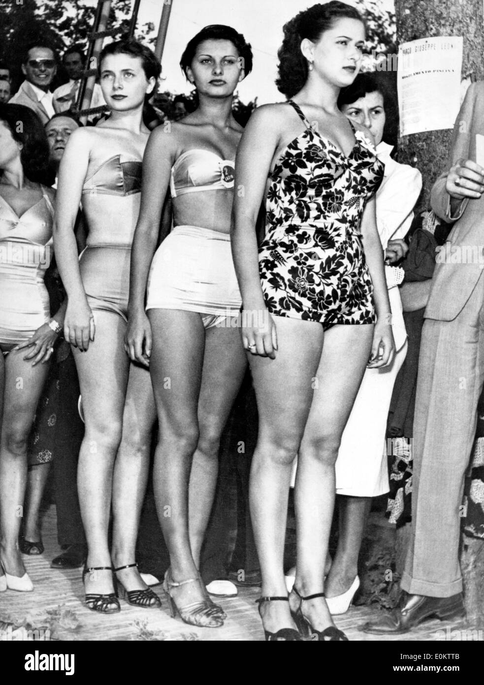 Actress Sophia Loren at the 'Miss Italia' pageant Stock Photo - Alamy