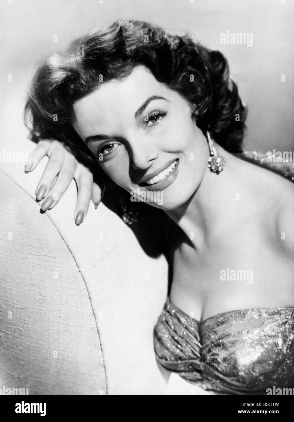 Portrait of actress Jane Russell Stock Photo