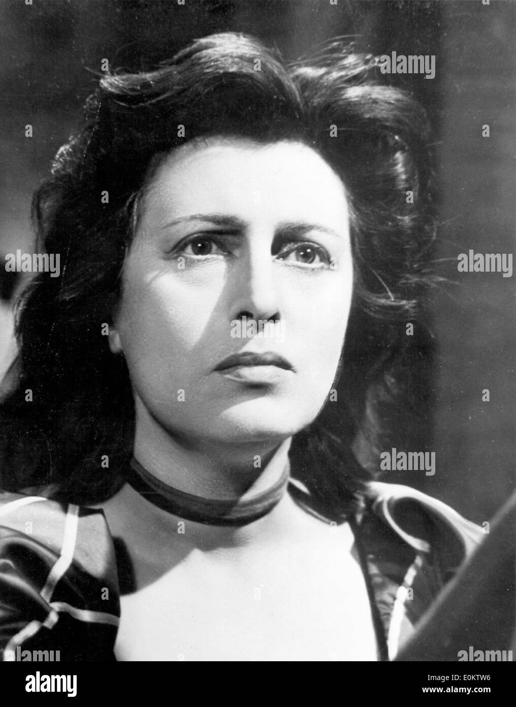 Actress Anna Magnani in a scene from a film Stock Photo
