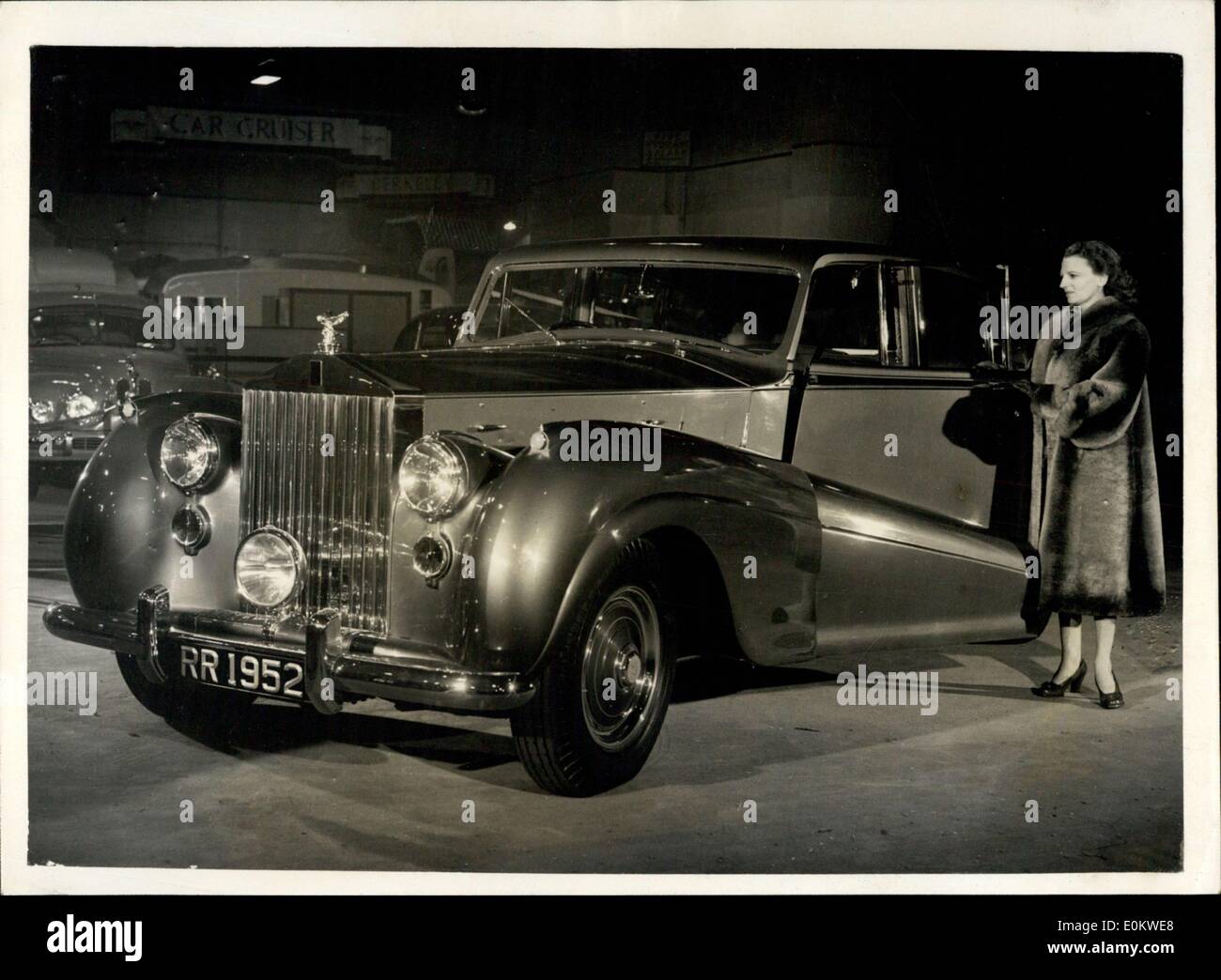 Oct. 16, 1951 - Press Preview of the Earl's Court Motor Show. The Rolls Royce ''Silver Wraith''... ?6,519...  Photo Show Stock Photo
