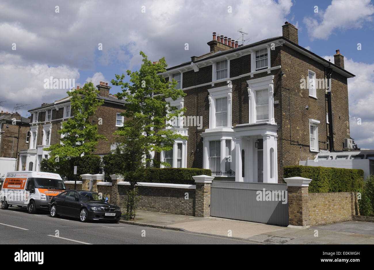 Gwyneth Paltrow & Chris Martin's London Home in Belsize Park,London UK Stock Photo