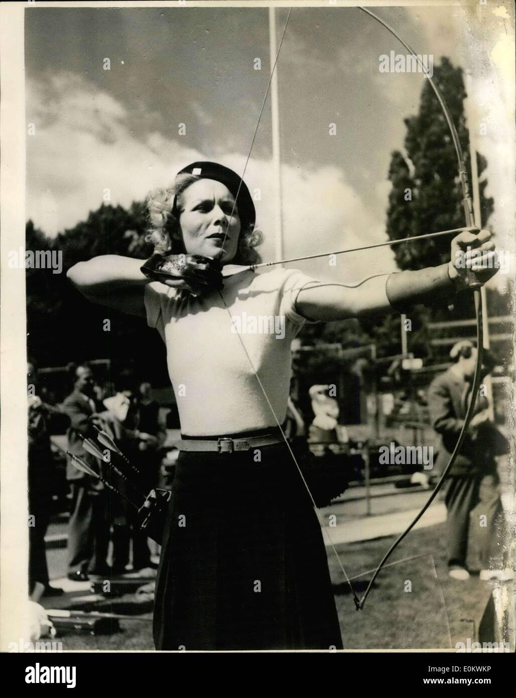 Jul. 27, 1950 World Archery Championship in Copenhagen . Eleven