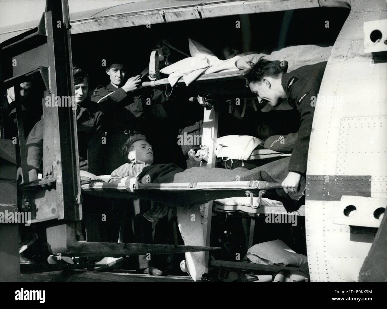 Sep. 09, 1950 - Wounded flown from far east The first trip of an air ambulance which is bribing home casualties from the far east was completed last night. A Hastings plane landed at lyneham R.A.F. Station, Wiltshire, carrying 32 wounded and sick, 10 of them stretcher cases. Mont of them, from Malaya, boarded the plane at Singapore, The service will operates twice a month. none was from Korea but the service will deal with casualties from there if necessary. Photo shows Private c.f Stock Photo