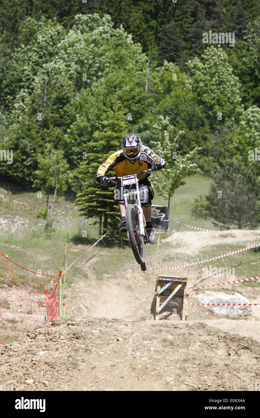VTT freestyle, during the Big Bike Festival, Vercors, Villard de Lans