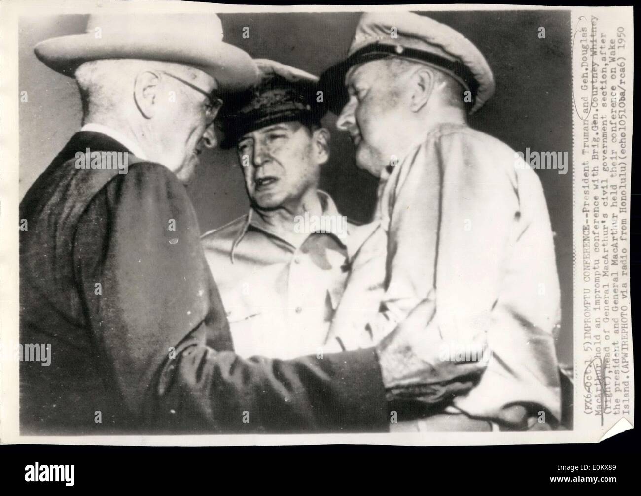 Macarthur truman hires stock photography and images Alamy