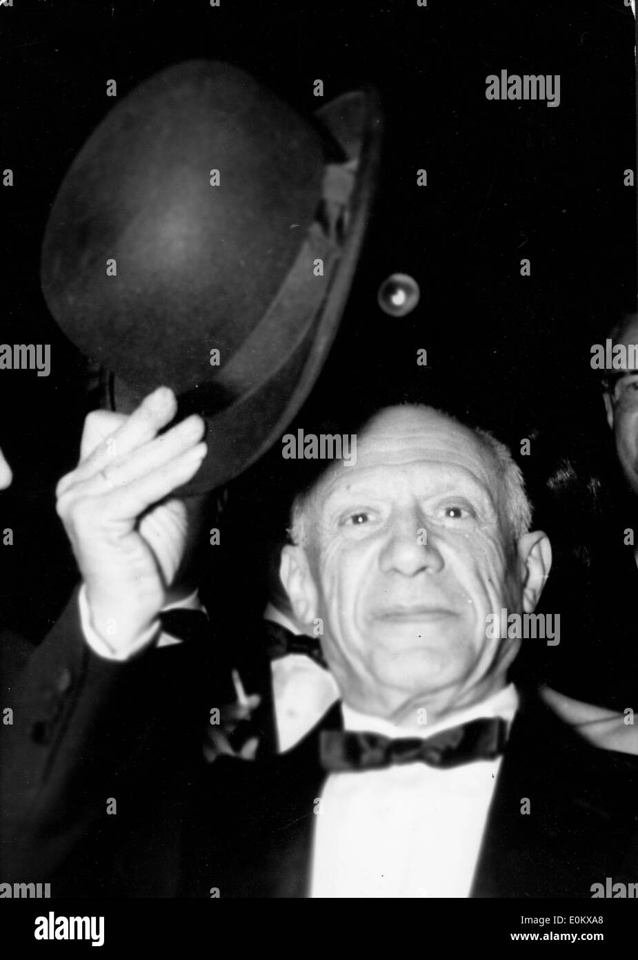 Artist Pablo Picasso  at the Cannes Film Festival Stock Photo