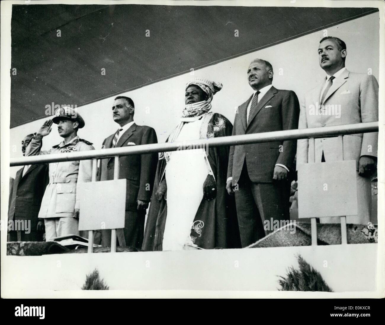 May 05, 1952 - Nasser shows off his new Rockets!! Military parade ...