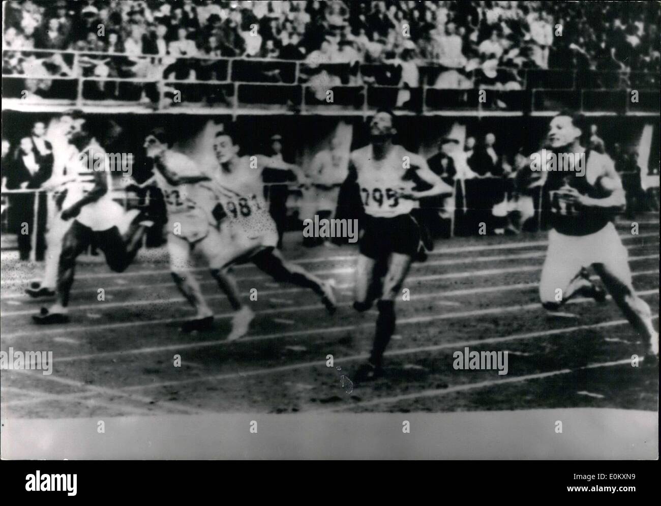 Jul. 21, 1952 Lindy Remigino Wins Gold in Men's 100m at Helsinki