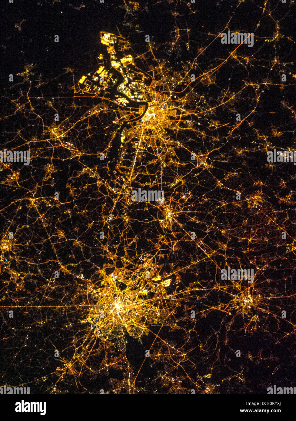 Belgium’s cities of Antwerp, top and Brussels, Belgium Stock Photo
