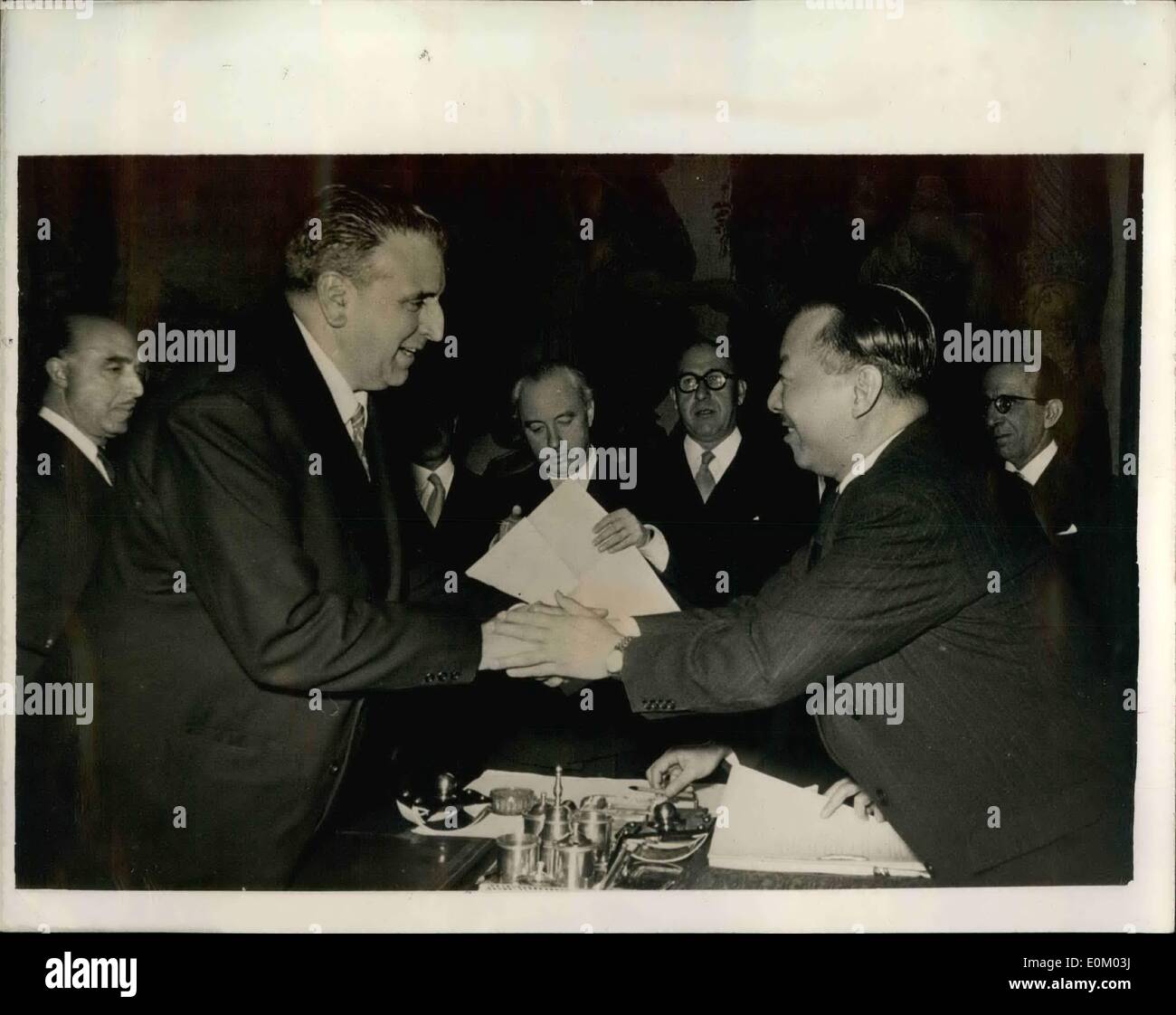 Feb. 02, 1953 - SPAIN AND NATIONALIST CHINA SIGN FRIENDSHIP TREATY ...
