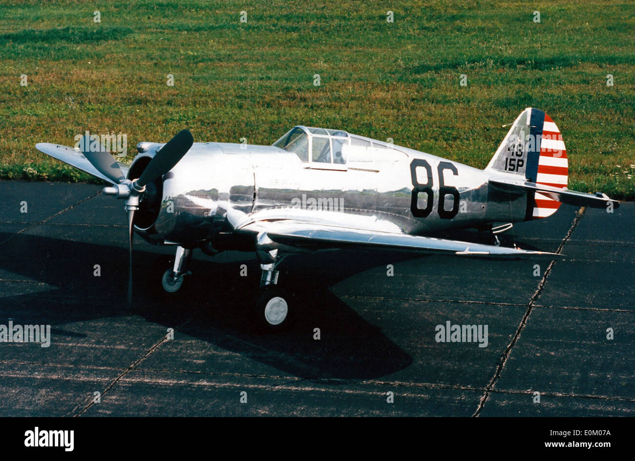 Curtiss P-36A Hawk at the National Museum of the United States Air Force. Stock Photo