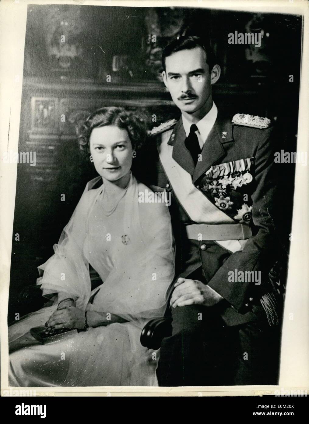Mar. 03, 1953 New Picture Princess Josephine Charlotte Of Belgium And