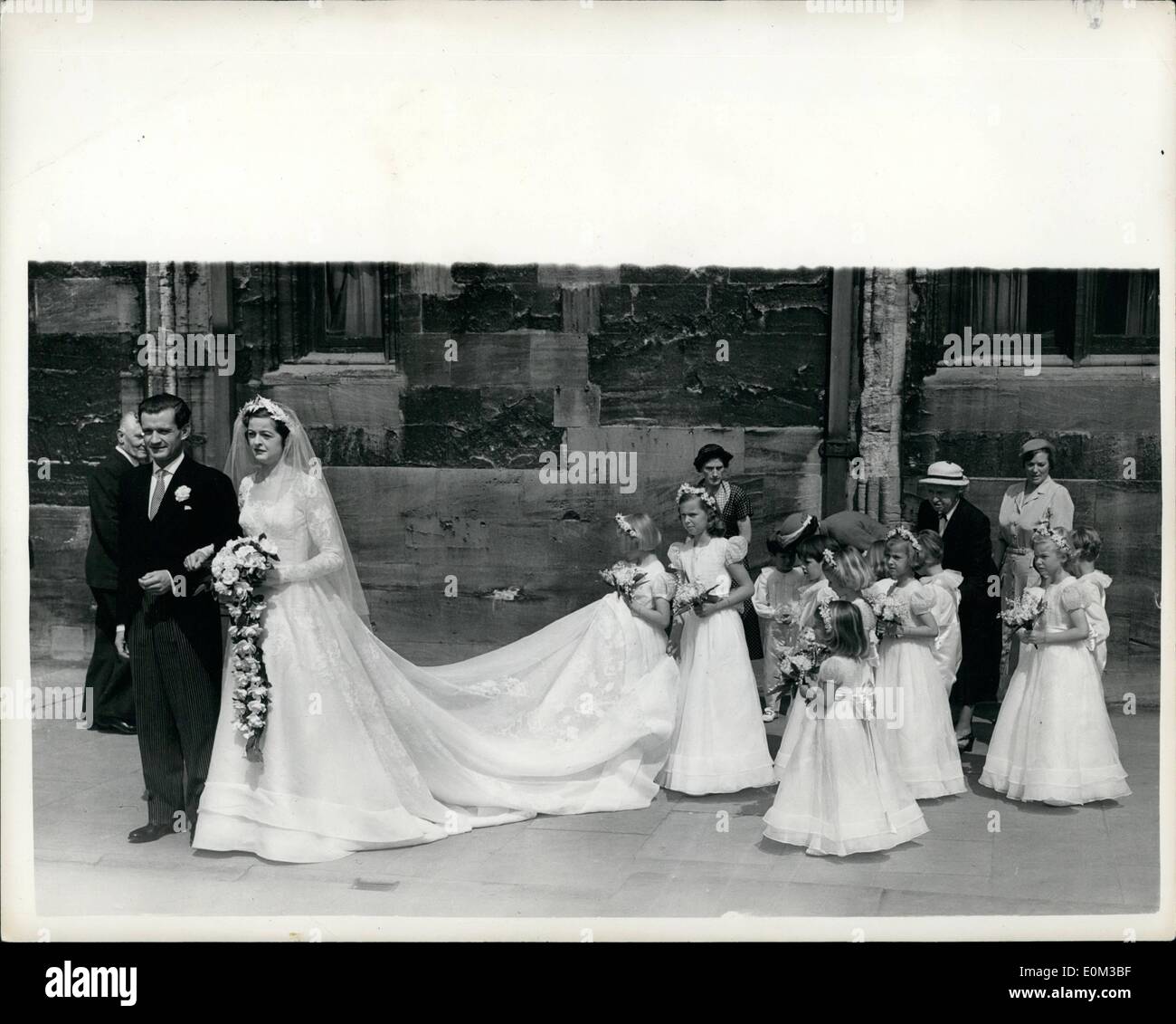 Lady rosemary spencer churchill weds hires stock photography and