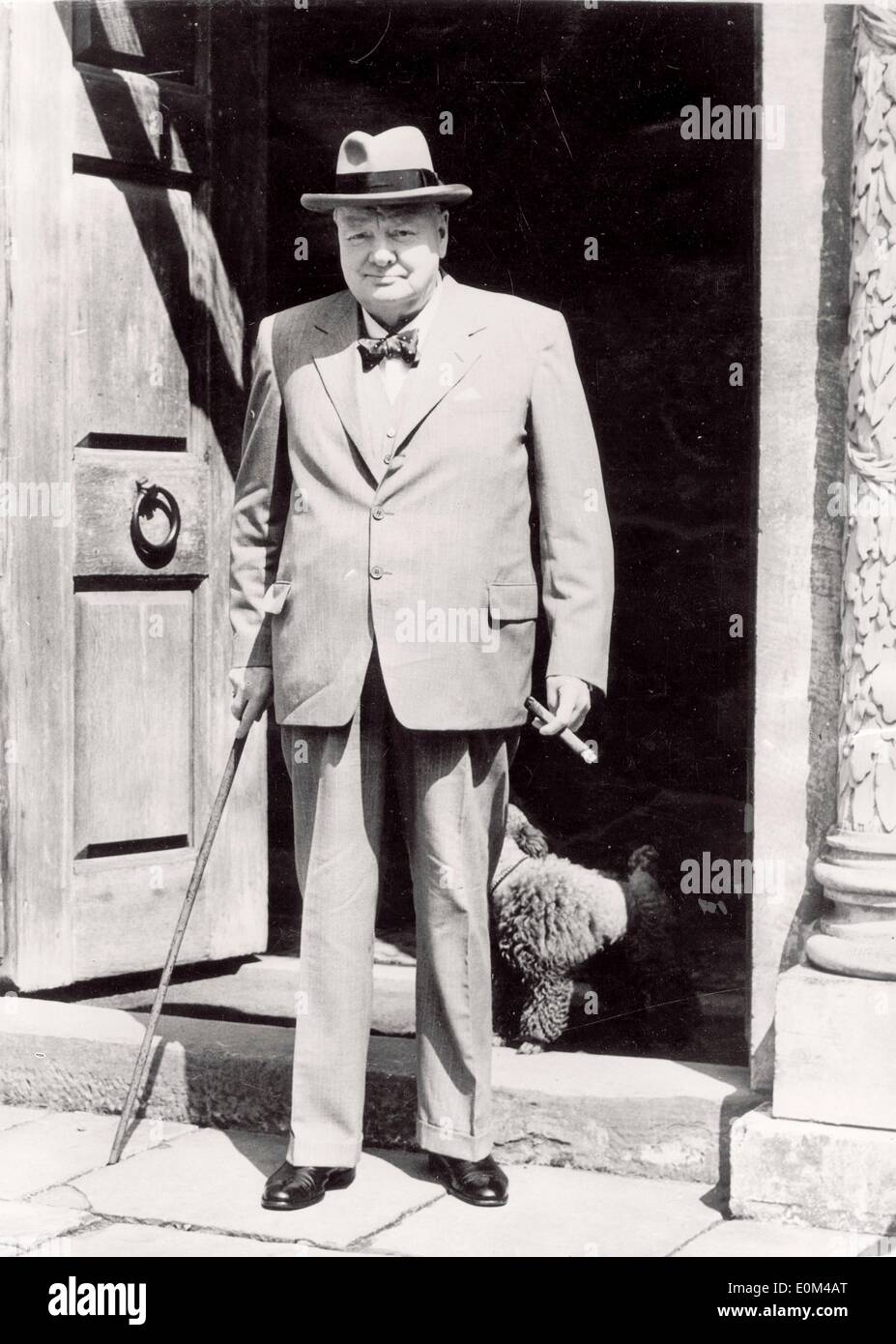 Prime Minister Sir Winston Churchill Stock Photo