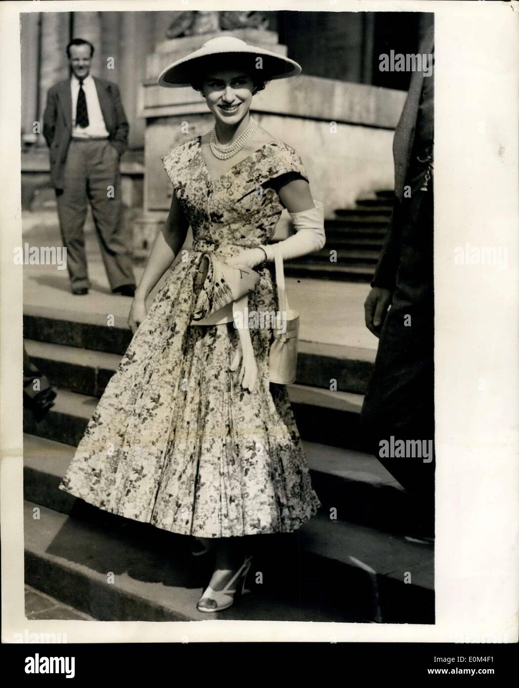 Jun. 26, 1953 Lady Rosemary Spencer Churchill's Wedding at Oxford