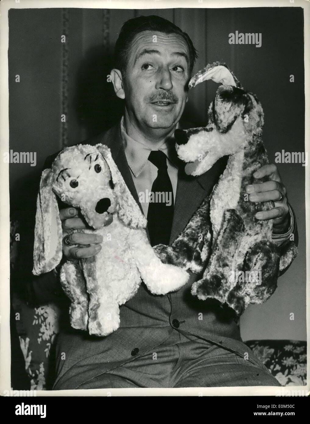 Jul. 07, 1953 - Walt Disney introduces his newest characters ''The Lady ...