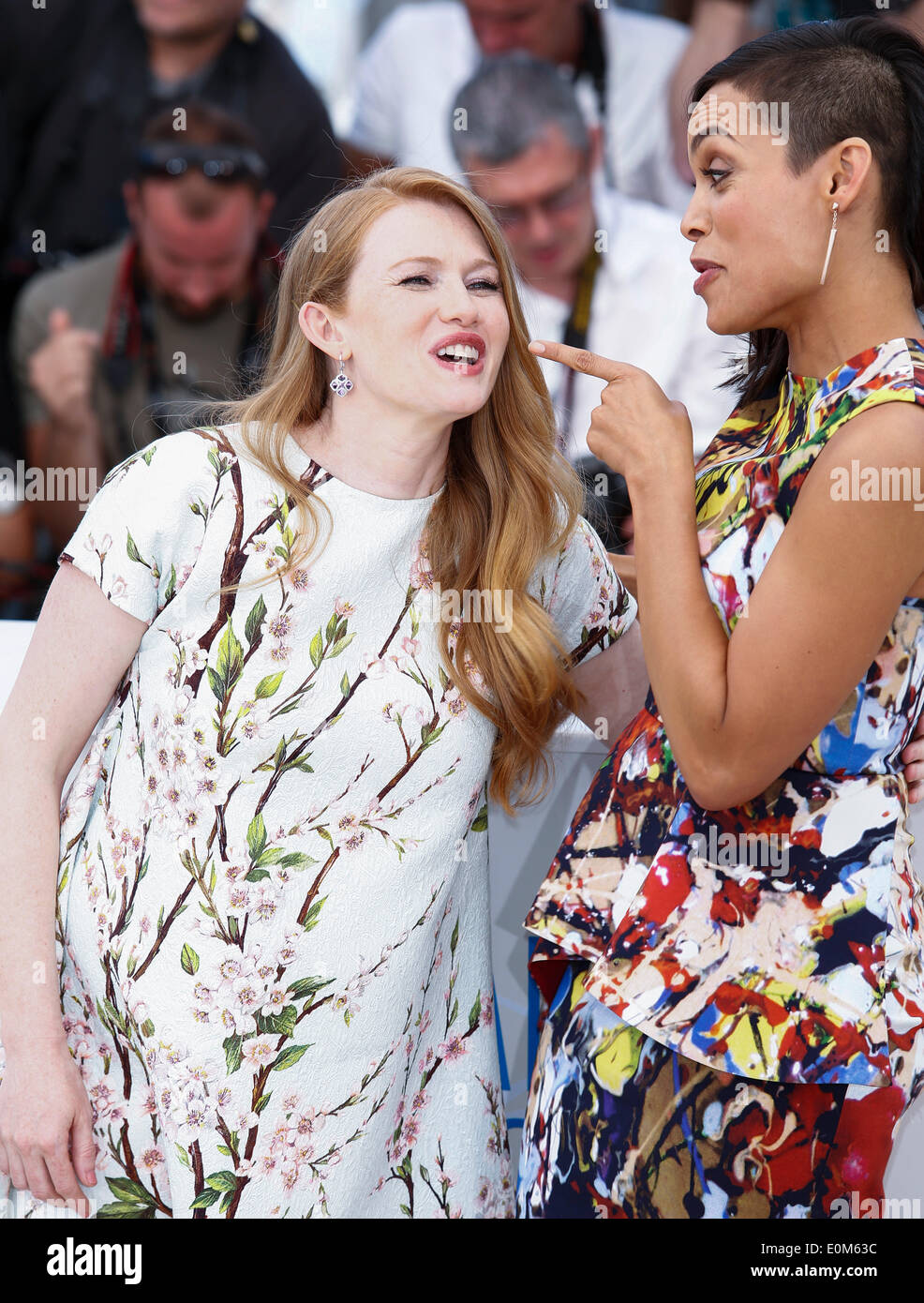 MIREILLE ENOS ROSARIO DAWSON CAPTIVES PHOTOCALL. 67TH CANNES FILM